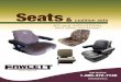 new Seats & Cushion Sets - Agricultural & Industrial · Genuine Seats Air Suspension, Slide Rails, Horizontal Isolator, Lumbar Support, Recliner, Tilt-up & Angle, Adjustment, Armrests,