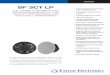 SF 3CT LP - Extron Electronics · SF 3CT LP The Extron SF 3CT LP is a full-range ceiling speaker featuring a 4" deep ... Nominal sensitivity 83 dB SPL, 1 W, 1 m, 8 ohms direct, half
