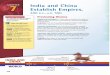 CHAPTER 7 India and China Establish Empires,onlinecampus.fcps.edu/media2/Social_Studies/WHGII_2010/Common... · India and China Establish Empires, 400 B.C. ... How did India and China