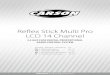 Reflex Stick Multi Pro LCD 14 Channel - CARSON :: News€¦ · 500501004 // Stand: September 2017 2.4 GHZ FHSS DIGITAL PROPORTIONAL RADIO CONTROL SYSTEM Reflex Stick Multi Pro LCD