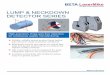 lump & Neckdown Detector Series - Beta Lasermike€¦ · LUMP & NECKDOWN DETECTOR SERIES Quickly, reliably detect product flaws before they become costly production problems Effectively
