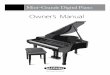 Mini–Grande Digital Piano - Suzuki Pianos · This Suzuki piano’s control panel is designed ... t ACCOMPANIMENT VOLUME ... MINI–GRANDE DIGITAL PIANO 3$ 4) piano. MINI–GRANDE