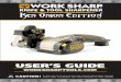USER’S GUIDE - worksharptools.com€¦ · USER’S GUIDE WORKSHARPTOOLS.COM To ... Please handle them with care. Use caution to avoid cutting yourself. ... Class II Construction