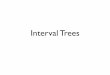 Interval Trees - Carnegie Mellon School of Computer Scienceckingsf/bioinfo-lectures/intervaltrees.pdf · Interval trees answer vertical segment stabbing queries for axis- ... -contradicts