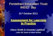 Pontefract Education Trust INSET day - Larks Hill Schoollarkshill.wakefield.sch.uk/wp-content/uploads/2013/09/Assessment... · Pontefract Education Trust INSET day . 2 Today’s programme: