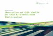 white Paper Benefits Of Sd-wan To The Distributed Enterprise · 1 Benefits of SD-WAN to the Distributed Enterprise Benefits of SD-WAN to the ... functions (e.g., firewall, ... network