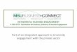 NETWORK for BUSINESS ENGAGEMENT - Resourcesforesource.msu.edu/_files/pdf/2015-16/BC2016.pdf · NETWORK for BUSINESS ENGAGEMENT A ONE-STOP Destination for Business, Industry, & Investor