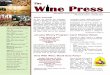 The W ne Press - OCWS · 2013 Coquille Blanc, white Rhone ... Someone with a high level of Excel experience is ... that I was chosen to receive this honor truly amazes me