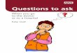 Questions to ask when visiting the hospital - Easyhealth · 6 Some things to do before you go to the doctor or hospital Make a list of your most important questions. Or get someone