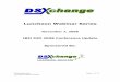Luncheon Webinar Series - dsxchange.net · Ray is a self-employed trainer and consultant for the IBM DataStage®, IBM UniVerse and IBM Red Brick Warehouse ... UniVerse® RDBMS, including