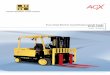 Four-wheel Electric Counterbalanced Lift Trucks E3.50–5 · Product Features Application matched performance and battery shift life Hyster ACX system offers extended shift life or
