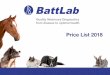 Quality Veterinary Diagnostics from disease to optimal healthbattlab.com/wp-content/uploads/battlab_catalogue.pdf · LABOKLIN GMBH & Co.KG, Steubenstrasse 4, 97688 Bad Kissingen Tel