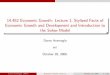 14.452 Economic Growth: Stylized Facts of Economic … · 14.452 Economic Growth: Lecture 1, Stylized Facts of Economic Growth and Development and Introduction to the Solow Model