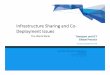 Infrastructure Sharing and Co- Deployment Issues Sharing and Co... · Types of infrastructure sharing/co-deployment Telecommunications Infrastructure sharing between telecom operators: