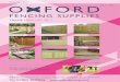 PICKET FENCING CLOSEBOARD FENCING … Fencing PRICE LIST AUG 17.pdf · All prices are exclusive of VAT 2 FREE delivery on orders over £150 OXFORD FENCING THE STORY SO FAR Oxford