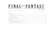 Final Fantasy RPG - Fourth Edition Fantasy FFRPG/Final Fantasy RPG 4th... · Final Fantasy RPG - Fourth Edition CD 1: RPG in Final Fantasy Summary Introduction 
