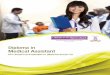 Diploma in Medical Assistant 01 - Top Tier Universitycybermed.edu.my/.../uploads/2016/03/Diploma-in-Medical-Assistant.… · The Diploma in Medical Assistant provides students with