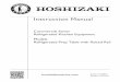 Instruction Manual - HOSHIZAKI · Models Refrigerated Prep Table with Raised Rail Commercial Series Refrigerated Kitchen Equipment Instruction Manual hoshizakiamerica.com Issued: