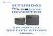 HYUNDAI - irp-cdn.multiscreensite.com · HYUNDAI N700E series inverter with high durability, exceptional speed control ... 12.5 24 30 17 4.2 075LF 7.5 11.0 13.3 18.2 32 44 4.5 110LF