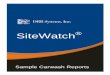 SiteWatch - DRB Systems€¦ · SiteWatch Sample Carwash Reports ... Club Plan 0.00 17 0.00 Employee Wash 0.00 2 0.00 TOTAL GAS CUSTOMERS- 94 ... North Coast Car Wash Akron, Ohio