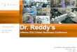 Umang Vohra Dr. Reddy’s - Jefferies · Dr. Reddy’s Laboratories Limited Hyderabad, India NYSE: RDY Dr. Reddy’s Jefferies 2014 Global Healthcare Conference 3rd June, 2014 New