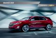 Equinox 2018 - Chevrolet · Equinox Premier in Cajun Red Tintcoat (extra-cost colour) with available features. YOUR INVITATION . TO INDULGE. The all-new 2018 Equinox is nothing