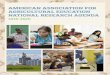 American Association for Agricultural Education National ... · american association for agricultural education national research agenda 2016-2020
