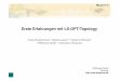 Erste Erfahrungen mit LS-OPT/Topology - DYNAmore · Introduction Linear Optimization Available Software Products: Genesis, Optistruct, Tosca… Non-Parametric Topology / Topometry