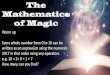 The Mathematics of Magic - Mathematical Association of ... · The Mathematics of Magic ... Australian Mathematical Sciences Institute. ... Move 1 card from the top to the bottom of