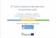 ICT Tools for statistical linked open data: the OpenCube ... S16AP1... · NTTS 2015, Brussels, 10-12 March 2015 ICT Tools for statistical linked open data: the OpenCube toolkit E