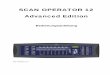 Scan Operator 12 - Advanced Edition v14.02 Operator 12 Advanced.pdf · SCAN OPERATOR 12 ADVANCED GLP • German Light Production (V1.4) 9 1. Scanner Tasten (1-12) 12 Scanner zu je