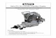 Saito FG-36 4-Stroke Gasoline Engine - bladehelis.com · Owner’s Operating Instruction Manual Saito FG-36 4-Stroke Gasoline Engine Model FG-36 | Version 2007 Warning: • Do not