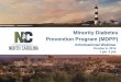 Minority Diabetes Prevention Program (MDPP)€¦ · Welcome from the Presenters 2 Lucretia Hoffman, MPH, MBA MDPP Program Contact Cultural & Community Health Initiatives Consultant
