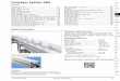 Conveyor system X65 PO - FlexLink · Conveyor system X65 ... ball bearings, piston parts, yoghurt, ... (9 mm) and one through the beam, to allow insertion of the screw