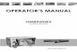 OPERATOR’S MANUAL - Northern Lights · Read this operator's manual thoroughly before starting to operate ... This manual covers the operating instructions for: ... an 843 engine