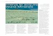 Imerys to acquire World Minerals - News 06-05 .industrial minerals giant Imerys announced a definitive