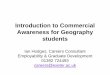 Introduction to Commercial Awareness for Geography students - Home | University … ·  · 2013-05-24Introduction to Commercial Awareness for Geography students Ian Hodges, ... multinational