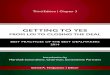 GETTING TO YES - maadvisor.netmaadvisor.net/market-intel/third-edition-chapter-3 - Getting To Yes...1 Best Practices of the Best Dealmakers GETTING TO YES FROM LOI TO CLOSING THE DEAL