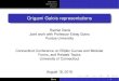 Origami Galois representations - University of Background Origami Origami Galois representations Rachel