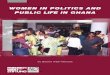 WOMEN IN POLITICS - Bibliothek der Friedrich-Ebert-Stiftunglibrary.fes.de/pdf-files/bueros/ghana/02989.pdf ·  · 2005-10-05FOREWORD WOMEN IN POLITICS AND PUBLIC LIFE _____1 