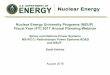 Nuclear Energy University Programs (NEUP) Fiscal Year … Webinar... · Nuclear Energy University Programs (NEUP) Fiscal Year ... private sector contracts for design, fabrication