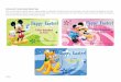 Mickey and Friends Easter Basket Tags Print out the out the Easter basket tags on regular paper or cardstock
