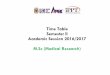 Time Table Semester II Academic Session 2016/2017 M.Sc ... · M.Sc (Medical Research) Semester II, 2016/2017 Academic Session Lecture venue: 1. Academic Lecture Hall, Advanced Medical