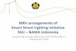 MRV arrangements of Smart Street Lighting Initiative … arrangements of Smart Street Lighting Initiative SSLI – NAMA Indonesia Improving energy efficiency and livelihoods in Indonesian