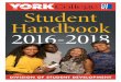 Student Handbook 2016-2018 - York College / CUNY Handbook 2016-2018 DIVISION OF STUDENT DEVELOPMENT Contents Message from the President of York College 2 Message from the Vice President