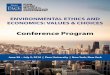 ENVIRONMENTAL ETHICS AND ECONOMICS: VALUES & CHOICESappsrv.pace.edu/dyson/media/PDF/DCISE/ISEE-2016-conference-agen… · ENVIRONMENTAL ETHICS AND ECONOMICS: VALUES & CHOICES Conference
