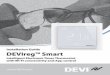 Installation Guide DEVIreg™ Smart - No Site Available€¦ · • 2 smart devices can be in contact with the thermo- ... • EN/IEC 60730-2-9 (thermostat) ... Click the front part