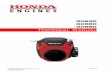 PTR54124 GX630-690 match manual · Honda-designed equipment integrates the engine to match the load and packaging requirements of both the engine and the product. Honda engine distributors