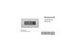 69-2337EF 01 - RCT8100 Programmable Thermostat Programmable Thermostat Operating Manual 69-2337EF-01 69-2337EF-01.book Page -1 Friday, May 25, 2012 2:24 PM Need Help? For assistance