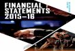 FINANCIAL STATEMENTS 2015–16 - Trinity Laban · Registered Name Trinity Laban Conservatoire of Music and Dance ... financial, academic and ... chamber music groups and talking with